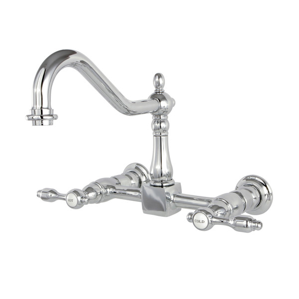 Tudor KS1241TAL 8-Inch Centerset Wall Mount Kitchen Faucet KS1241TAL